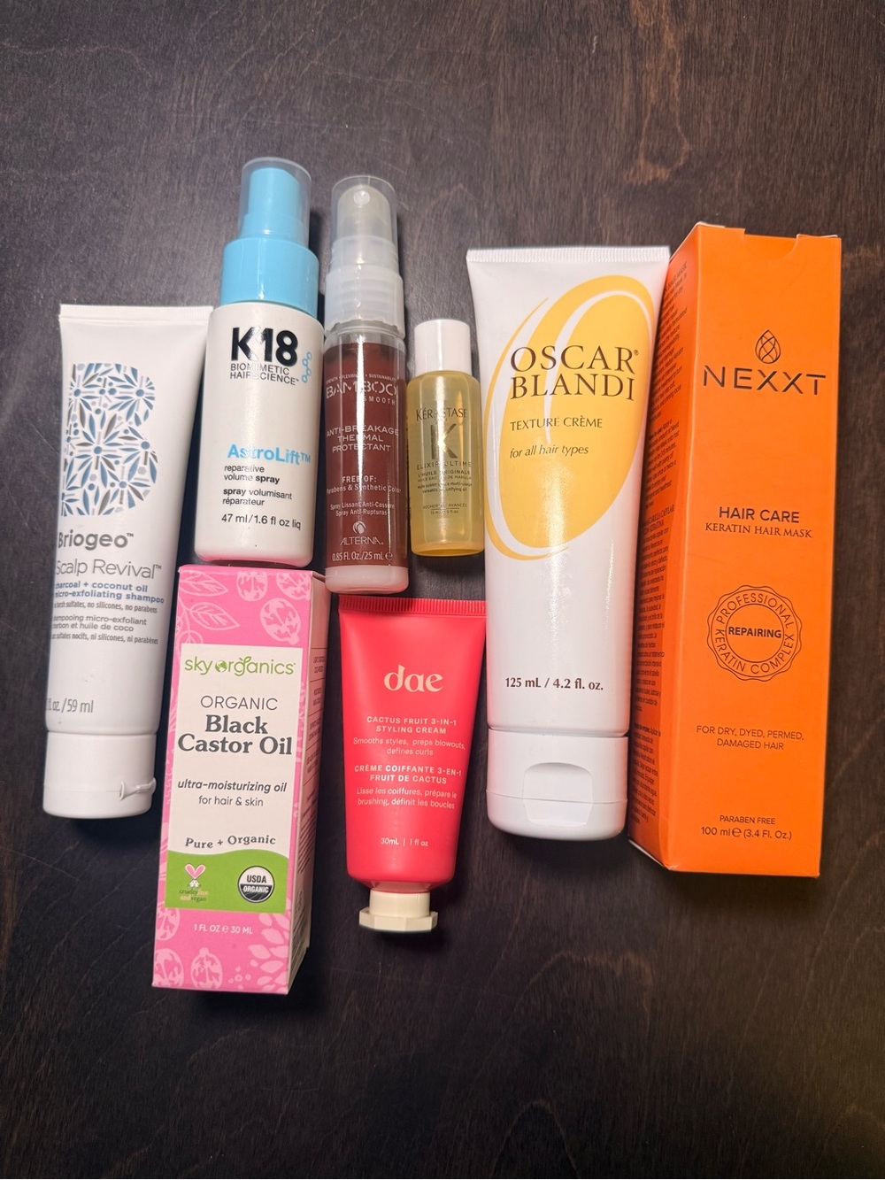 Hair care bundle briogio, k18, dae, sky organics, nexxt, kerastase alterna